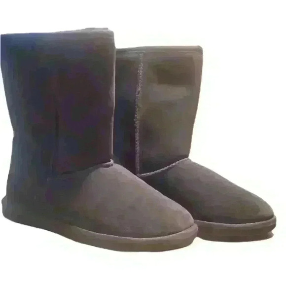 Minnetonka genuine leather and sheepskin boots sz 9 - Picture 3 of 7